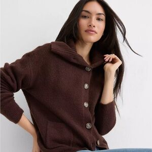 LOFT Wide Collared Sweater Jacket. New in 2025 XL